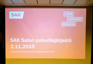 Aiheena työelämään liittyvät ajankohtaiset asiat 